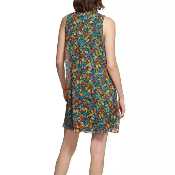 Calvin Klein Floral Shift Dress - Picture 8 of 8